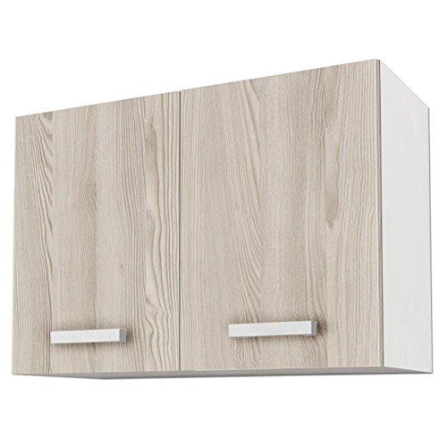 START Meuble haut de cuisine L 80 cm - Décor frene sablé
