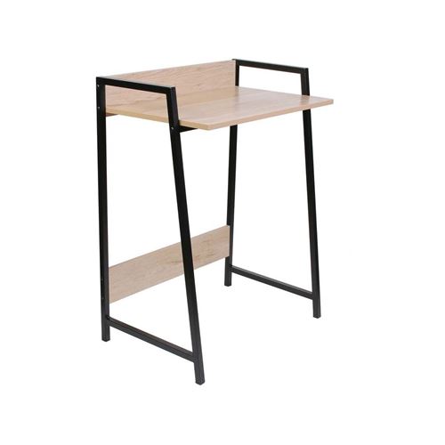 Bureau design scandinave Gemini - L. 64 x H. 54 cm - Noir
