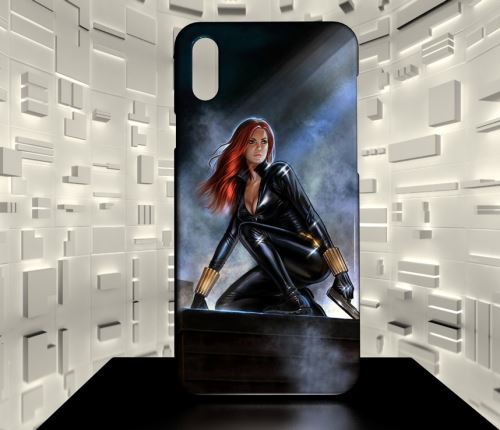 Coque Design Huawei P30 LA VEUVE NOIRE COMICS 06