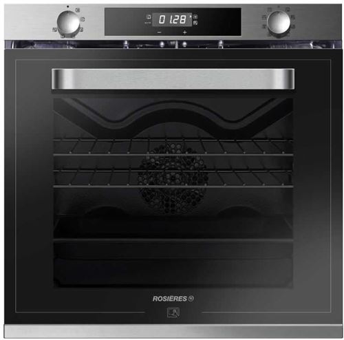 Rosières Origine RFS5870IN - Four - intégrable - niche - largeur : 56 cm - profondeur : 56 cm - hauteur : 59 cm - avec système auto-nettoyant - classe A - inox