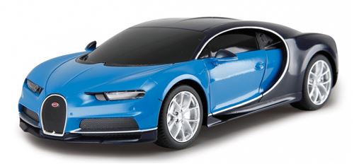 Rastar RC Bugatti Bugatti Chiron garçons 27 MHz 1:24 bleu