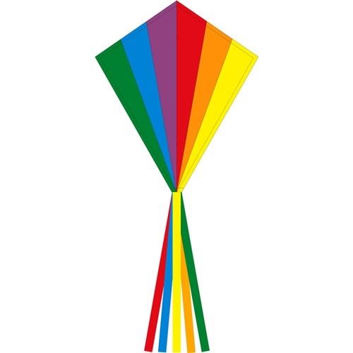 Invento cerf-volant monofil Eddy Rainbow 58 x 70 cm