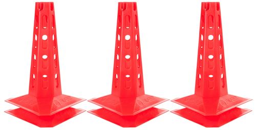 Pure2Improve Trainingspionnen 6 stuks 300 mm rood P2I100520
