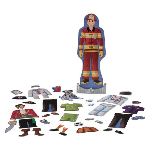 KidKraft - 64774 - Poup&eacute;e Magn&eacute;tique &Agrave; Habiller - Brady