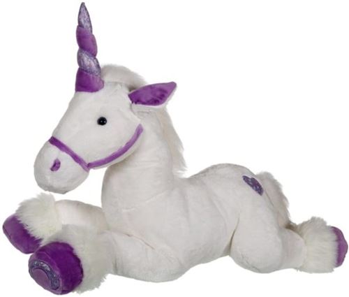GIPSY Licorne Peluche Violette XL - 80 cm