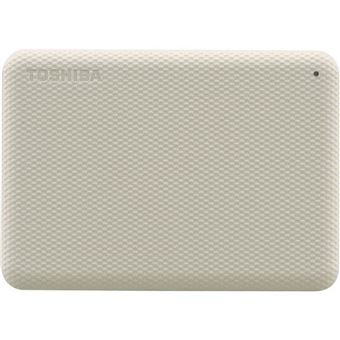 Toshiba Canvio Advance - Disque dur - 2 To - externe (portable) - 2.5" - USB 3.2 Gen 1 - beige clair - 1