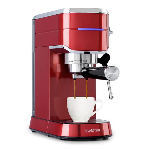 Machine À Expresso - Klarstein - 1450W - Pression 20 Bars - Rouge