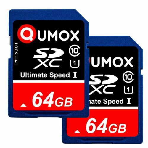 QUMOX carte 64 Go SD XC SDXC Classe 10 UHS-I SD carte mémoire