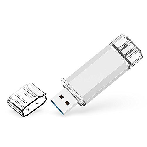 RAOYI Clé USB 128GB 3.0 Type C à Double Connectique OTG Mémoire Flash Drive