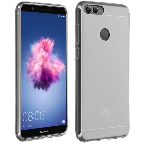 Coque Huawei P Smart Coque Silicone Gel Protection Dos Antitraces Transparent