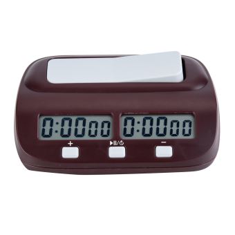 Horloge d'échecs analogique Classic Amber