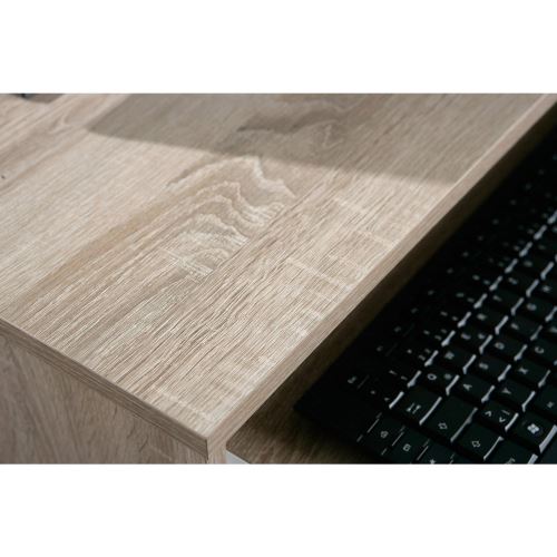 Paris Prix - Bureau Informatique à Roulettes tao 80cm Chêne