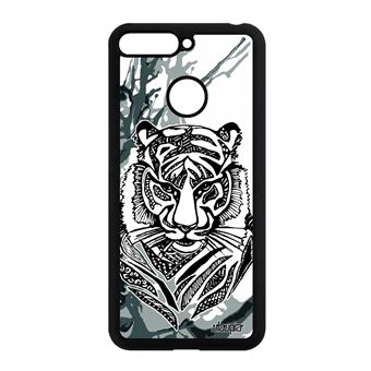 Coque Pour Honor 7a Silicone Tigre Tatouage Arbre Aum L29 Graphique Mobile Gris Etui Pour Telephone Mobile Achat Prix Fnac