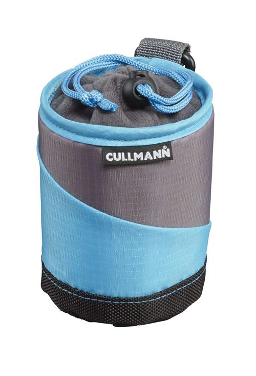 Cullmann Lens Container Housse Pour Objectif Taille Petit Cyan/gris