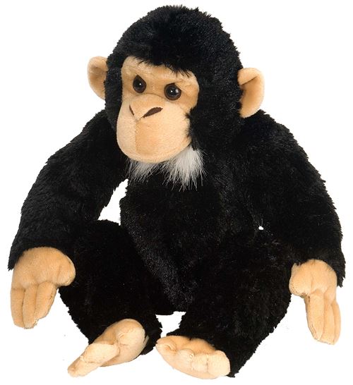 Wild Republic Chimp Plush, Animal En Peluche, Peluche Jouet, Cadeaux Pour Enfants, Cuddlekins 12 Pouces