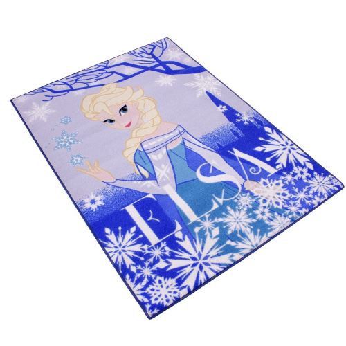 Tapis enfant La Reine des Neiges 133 x 95 cm Disney Elsa