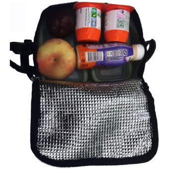 Generic Sac Isotherme Repas, Grande Capacité Lunch Bag (Noir ) à