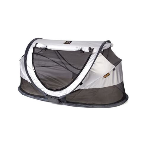 Deryan Lit De Voyage Tente Bambin Luxe Silver/argent