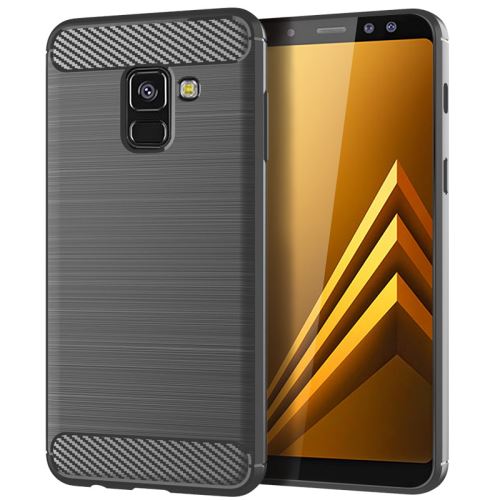 Etui Coque de protection durable souple pour Samsung Galaxy A8 2018 - Gris