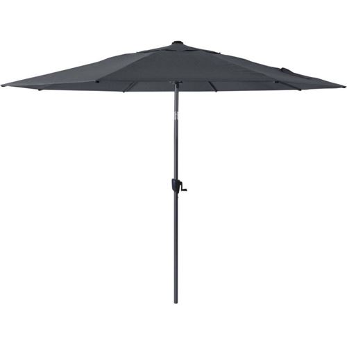 Proloisirs - Grand parasol aluminium 3.5 m Roseau gris