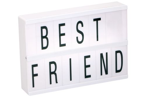 Grundig lightbox led 21 x 15 cm blanc 2 parties