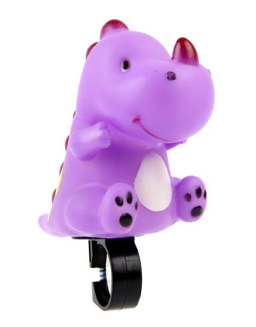 Pexkids corne de bicyclette Neushoorn violet 10cm