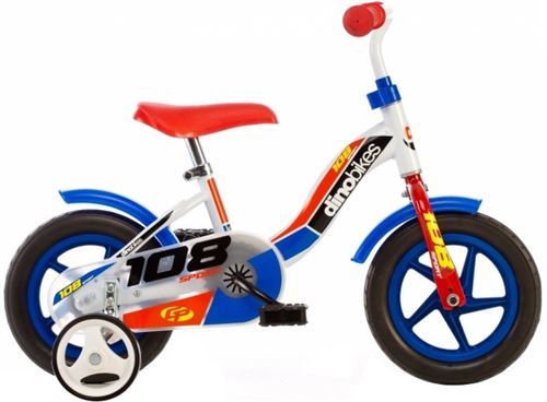Dino 108 Sport 10 pouces 17 cm Garçon Transition Blanc