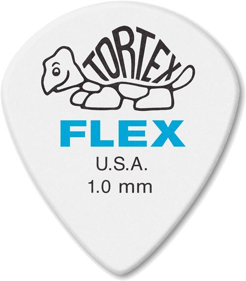 Dunlop 466P100 - 12 médiators Tortex Flex Jazz III XL - 1.00 mm
