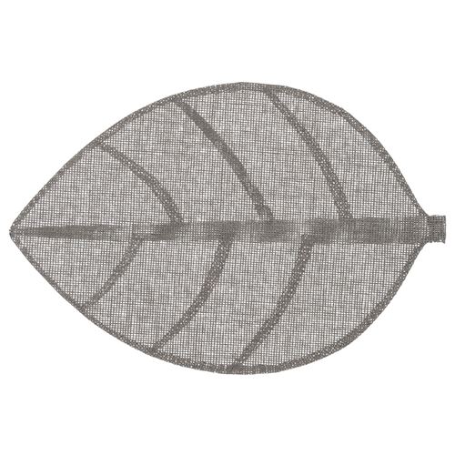 Set de table Feuille - 50 x 33 cm - Gris