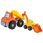 Jeu de plein air Ecoiffier Camion et Tractopelle