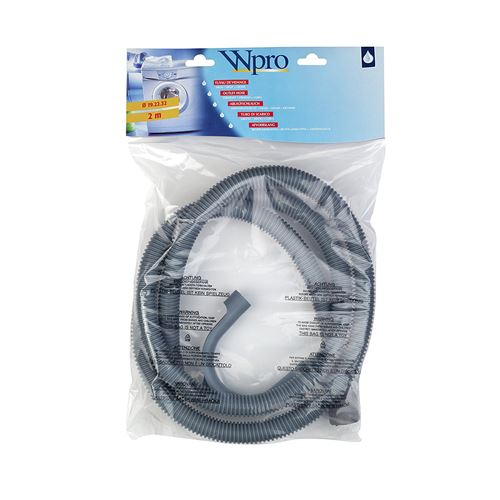 Wpro tvs229 Accessoires – Machine à laver/lave-vaisselle Accessoires droit/(2,0 m), droite tuyau d'écoulement pour lave-linge et lave-vaisselle/universel