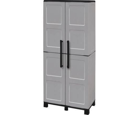 Sogenex Armoire De Rangement Haute En Resine 3 Tablettes Avec