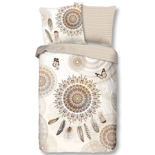 HIP Housse de couette 6247-H Vandya 155 x 220 cm Sable