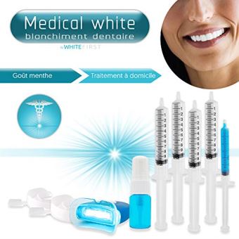 20 Sur Kit Blanchiment Dentaire Professionnel Medical White Dent