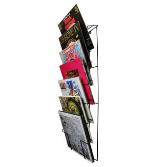 Enova hifi Support Mural 60 Vinyles Noir - Vwm 60 Bl - Support Mural Vinyle Noir
