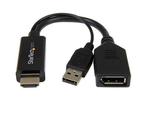 StarTech.com Adaptateur HDMI vers DisplayPort 4K alimenté par USB. Modes vidéo pris en charge: 1080p,720p.