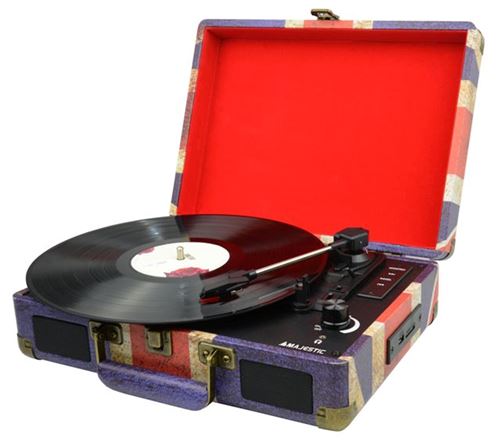 New Majestic TT-43 BT-USB-SD-AX, Straight tonearm, 3,5 mm, Secteur, 5 W, 0,5 W, 100 - 240