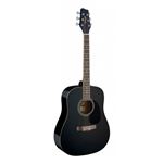 Stagg SA20D BLK - Guitare acoustique dreadnought 4/4 noire