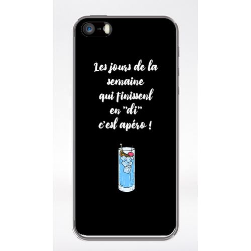 Coque Les Jours En Di C Est Apro Compatible Iphone 5 Transparent