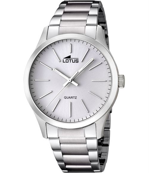 LOTUS Montre en Acier Minimalist L15959-1 - Homme - Argent&eacute;