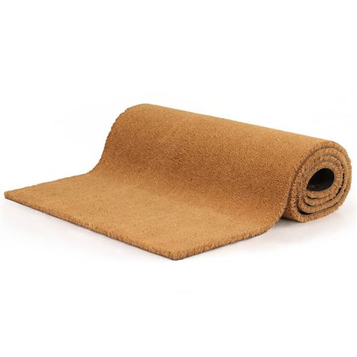vidaXL Paillasson Fibre de coco 17 mm 100 x 300 cm Naturel