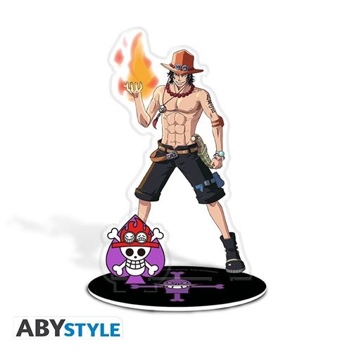 Abystyle Acryl® Portgas D. Ace Figurine Acrylique Orange Noir 11 Cm - vue 2