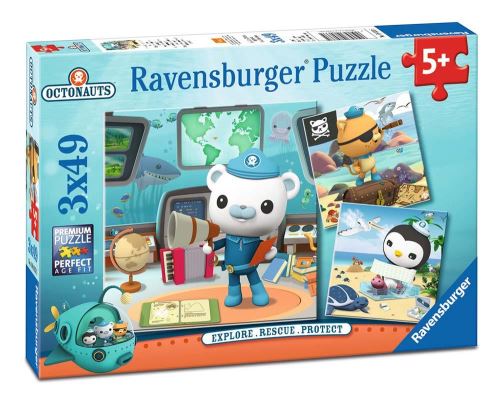 Octonauts Puzzle triple 3x49 pièces