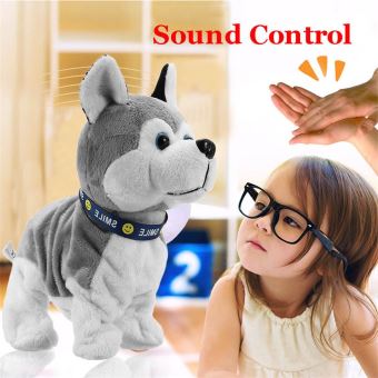 Autre jeux éducatifs et électroniques GENERIQUE Mignon marche animal aboyer chien  jouet électrique jouet doux chien en peluche pour enfants c