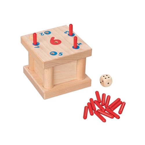 Il me faut un six, jeu de dé en bois