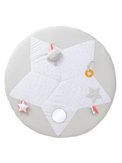 Sur Vertbaudet Tapis D Eveil Pluie D Etoiles Blanc Imprime Tu Tapis D Eveil Achat Prix Fnac