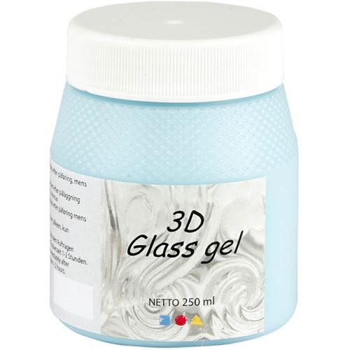 Creotime pâte de structure transparente 250 ml bleu ciel