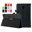 Housse Samsung Galaxy Tab A 10.5 Wifi - 4G/LTE Cuir Style noire avec Stand - Etui coque noir de protection tablette Galaxy TabA 10,5 pouces 2018 T590 / T595 - accessoires pochette XEPTIO !