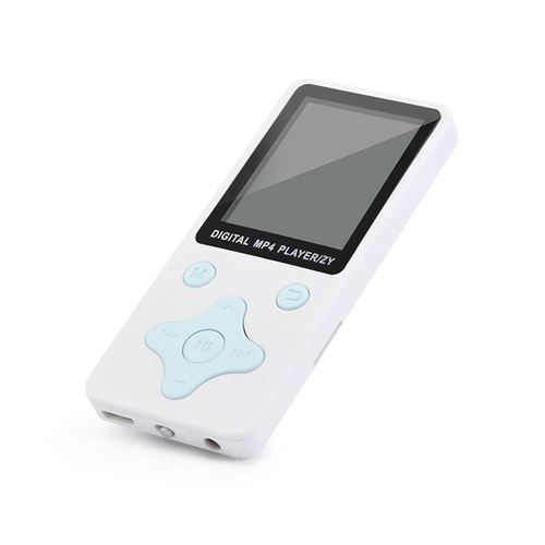 Baladeur MP3 / MP4 Portable Écran LCD Radio FM pour jeu / film-blanc