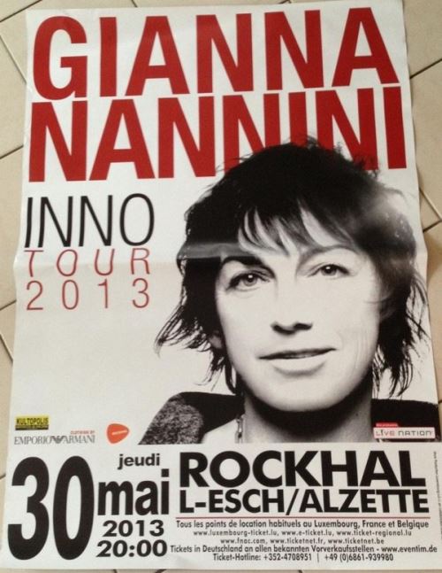 Gianna Nannini - 80x120 cm - AFFICHE / POSTER